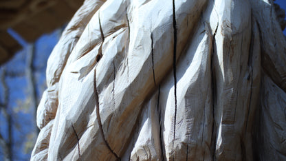 Sculpting and 3d art in woodworking  |  Stop the cracking.